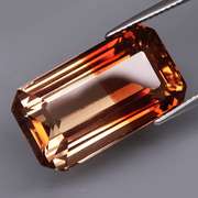 Collectors 24.79ct bi-color Imperial Topaz