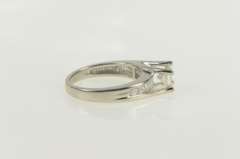 Platinum 1.31 Ctw Princess Cut Diamond Engagement Ring
