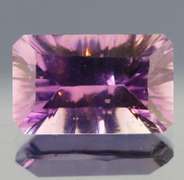 Superb 11.40ct concave emerald cut Bolivian Amethyst