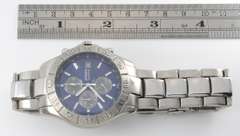 Vintage Men's Fossil Blue Speedway Chronograph Watch
