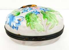 Signed Limoges, France Handpainted Large Box
