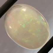 Snow white! FULL BODY 2.61ct fairy fire Welo Opal