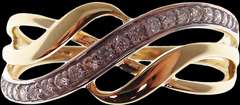 One-Of-a-Kind 18kt Yellow Gold Diamond Band