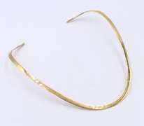 14K SOLID GOLD CUFF NECKLACE
