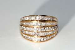 Brilliant Diamond Cocktail Ring in 10K