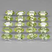 Dazzling 7.85ct untreated apple green Peridot set