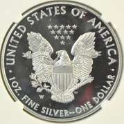 NGC PF70 UC graded 2017-W $1 Eagle First Day of Issue signed