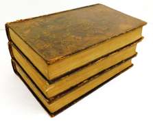 1794 Works of Peter Pindar, 3 Leather Volumes