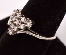 Fantastic Freestyle Diamond Ring in 14K Yellow Gold