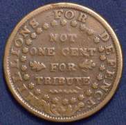 1841 Daniel Webster Hard Times Token HT-16 R-1