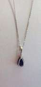 14kt Gold, Amethyst & Diamond Necklace