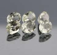 Gorgeous 16.19ct natural platinum green Amethyst set