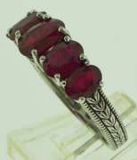 Sterling Silver Ruby Ring