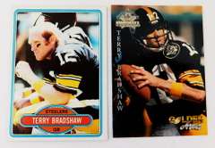 2 Terry Bradshaw Football Cards