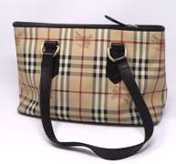 Burberry Haymarket Check Coated Canvas Regent Tote