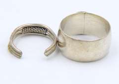 Group Lot of Vintage 925 Sterling Silver Rings