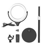 Dimmable Ring Light Phone Holder 360 Degree Rotating