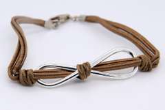 Sterling Silver Infinity Bracelet