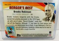 Brooks Robinson 2016 Topps Berger's Best Baseball Card