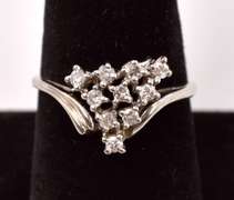 Fantastic Freestyle Diamond Ring in 14K Yellow Gold