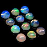 Smoldering 4ct unheated Jelly Opal set