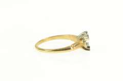 14K Yellow Gold 5.4mm Vintage NOS 1950's Engagement Setting Ring