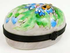 Signed Limoges, France Handpainted Large Box