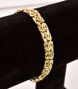 Brilliant Byzantine Bracelet in 14K Yellow Gold