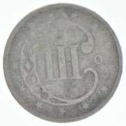 1851-O Silver Three-Cent Piece