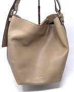 Karl Lagerfeld Brown Leather Tote Bag