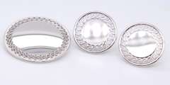 Set of 925 Sterling Silver Earrings and Matching Pendant