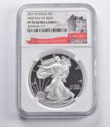 PF70 UCAM 2017-W American Silver Eagle FDOI 225th Anniversary NGC