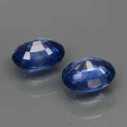 Heated only .87ct cornflower blue Sapphire set