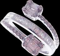 18kt Solid White Gold & Diamond Ring