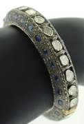 Alluring Sapphire and Diamond Bangle