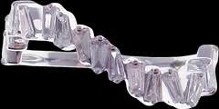 Tidal Diamond Wave 18k White Gold Ring