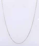 Vintage Sterling Silver Cable Chain Necklace