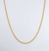 Long, Thin Italian Made Rope Necklace