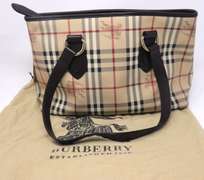 Burberry Haymarket Check Coated Canvas Regent Tote