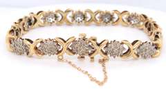 Gorgeous Yellow Gold Diamond Bracelet
