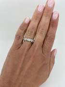 18k Geometric Diamond Ring