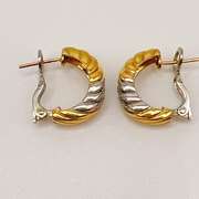 18kt Gold and Diamond Earrings