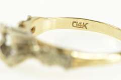 14K Yellow Gold Vintage NOS 1950's 4.3mm Engagement Setting Ring
