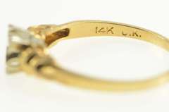 14K Yellow Gold Vintage NOS 1950's 4.0mm Engagement Setting Ring