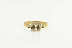14K Yellow Gold 5.2mm Vintage NOS 1950's Engagement Setting Ring