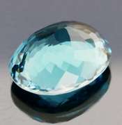 Designer 25.96ct aqua blue Hydrothermal Amethyst