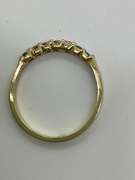 14K YELLOW GOLD AND DIAMOND BAND