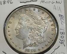 1896 Morgan Dollar, almost Unc