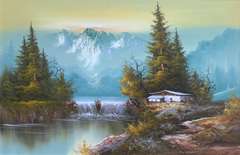 Framed Original Oil Painting Signed