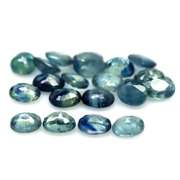 Heated only! 8.10t oval cut Sapphire set